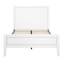 Bayfield Wooden Double Bed In White