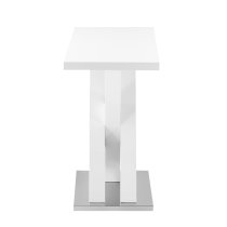 Axara Rectangular High Gloss Console Table In White