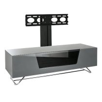 Chroma Large High Gloss TV Stand With Bracket In Grey