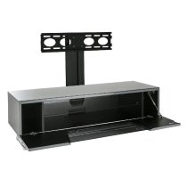 Chroma Large High Gloss TV Stand With Bracket In Grey