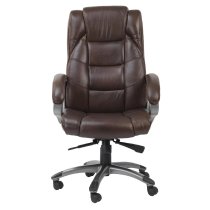 Nobbler Leather Home And Office Chair In Brown