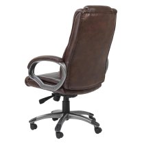 Nobbler Leather Home And Office Chair In Brown