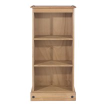 Consett Wooden Bookcase With 3 Shelves In Oak