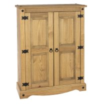 Consett Wooden Cupboard With 2 Doors In Oak