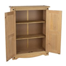 Consett Wooden Cupboard With 2 Doors In Oak