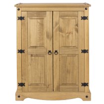 Consett Wooden Cupboard With 2 Doors In Oak