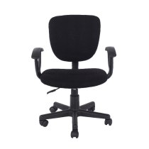 Leith Fabric Home And Office Chair In Black