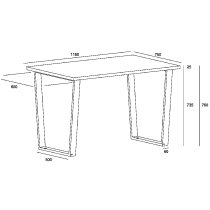 Tilston Wooden Small Dining Table With 4 Chairs In Oak