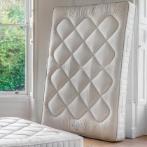 Saratoga Fabric Double Mattress In White