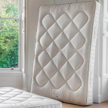 Saratoga Fabric King Size Mattress In White