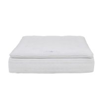 Saratoga Fabric King Size Pillowtop Mattress In White