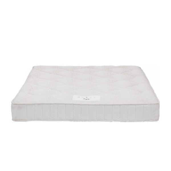 Saratoga Fabric Single Mattress In White