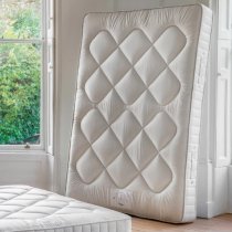 Saratoga Fabric Single Mattress In White