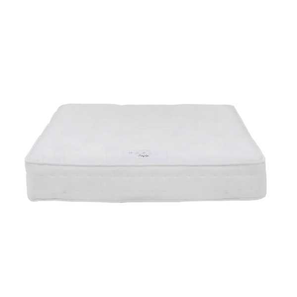 Saratoga 1400 Fabric Single Pocket Mattress In White