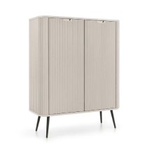 Zebulon Wooden Storage Cabinet With 2 Doors In Cashmere