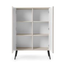 Zebulon Wooden Storage Cabinet With 2 Doors In Cashmere