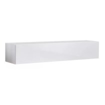 Fallon Rectangular High Gloss TV Stand In Matt White