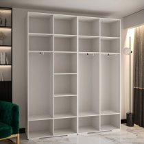 Madrid Wooden Wardrobe With 4 Doors In White