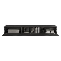 Sassari Wide Wooden TV Stand With 1 Door In Anthracite