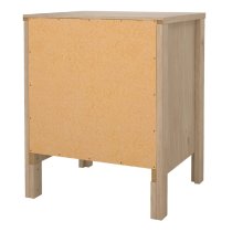 Bellevue Wooden Bedside Cabinet With 2 Drawers In Oak