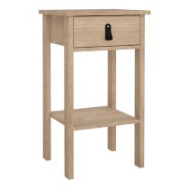 Bellevue Wooden Bedside Cabinet With 1 Drawer In Oak