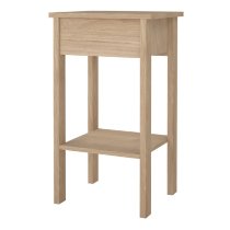 Bellevue Wooden Bedside Cabinet With 1 Drawer In Oak