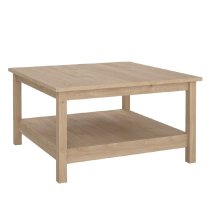 Bellevue Wooden Coffee Table With Undershelf In Oak