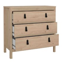 Bellevue Wooden Chest Of 3 Drawers In Oak