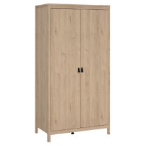 Bellevue Wooden Wardrobe With 2 Doors In Oak