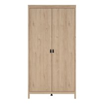 Bellevue Wooden Wardrobe With 2 Doors In Oak