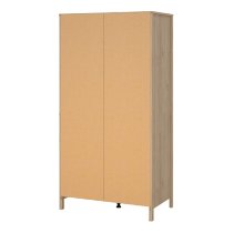 Bellevue Wooden Wardrobe With 2 Doors In Oak