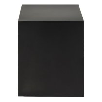 Indio Wooden Bedside Cabinet With 1 Drawer In Matt Black