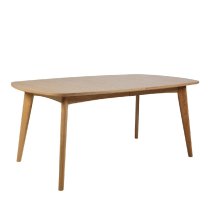 Marietta Wooden Rectangular Dining Table in Oak