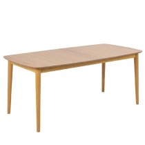 Marshfield Wooden Rectangular Extending Dining Table In Oak