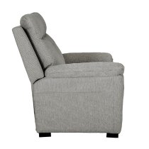 Baraboo Fabric 2 Seater Sofa With Black Legs In Grey