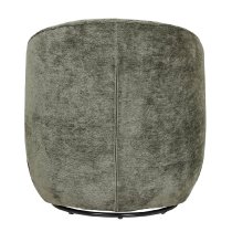 Elkhart Velvet Swivel Accent Chair In Green