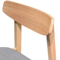 Allen Wooden Dining Chair In Oak