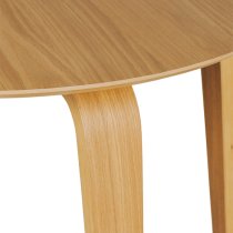 Aiken Wooden Dining Table Round In Oak