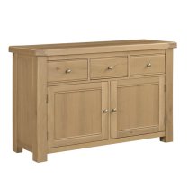 Danville Wooden Sideboard With 2 Doors 3 Drawers In Oak