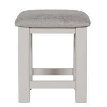 Dawson Wooden Dressing Stool In Taupe