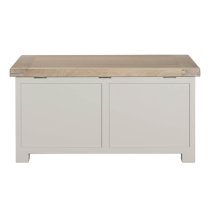 Dawson Wooden Blanket Box In Taupe