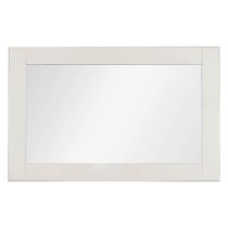 Dawson Wooden Wall Mirror In Taupe Wooden Frame