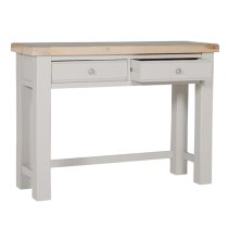 Dawson Wooden Dressing Table With 2 Drawers In Taupe