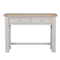 Dawson Wooden Dressing Table With 2 Drawers In Taupe