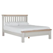 Dawson Wooden Double Bed In Taupe