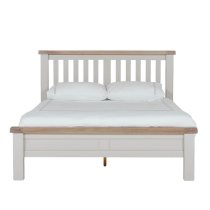 Dawson Wooden Double Bed In Taupe