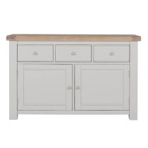 Dawson Wooden Sideboard With 2 Doors 3 Drawers In Taupe