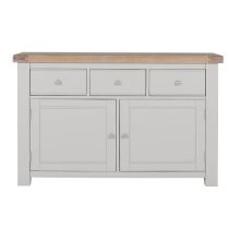 Dawson Wooden Sideboard With 2 Doors 3 Drawers In Taupe