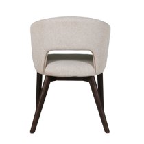 Adria Fabric Dining Chair With Oak Legs In Natural