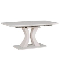 Decatur Glass Large Extending Dining Table In Greige